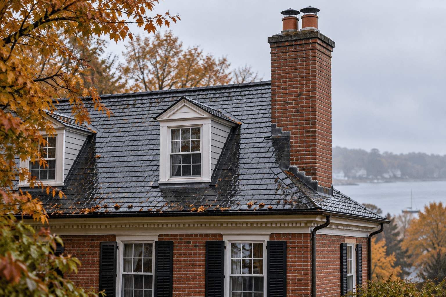 Chimney Cap Installation and Replacement topic illustration, AI-generated image